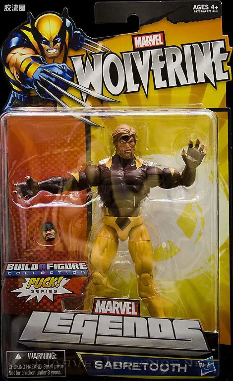 Marvel Legends/漫威传奇 可动人偶系列 孩之宝 2013年 第4代 剑齿虎 (Puck系列)