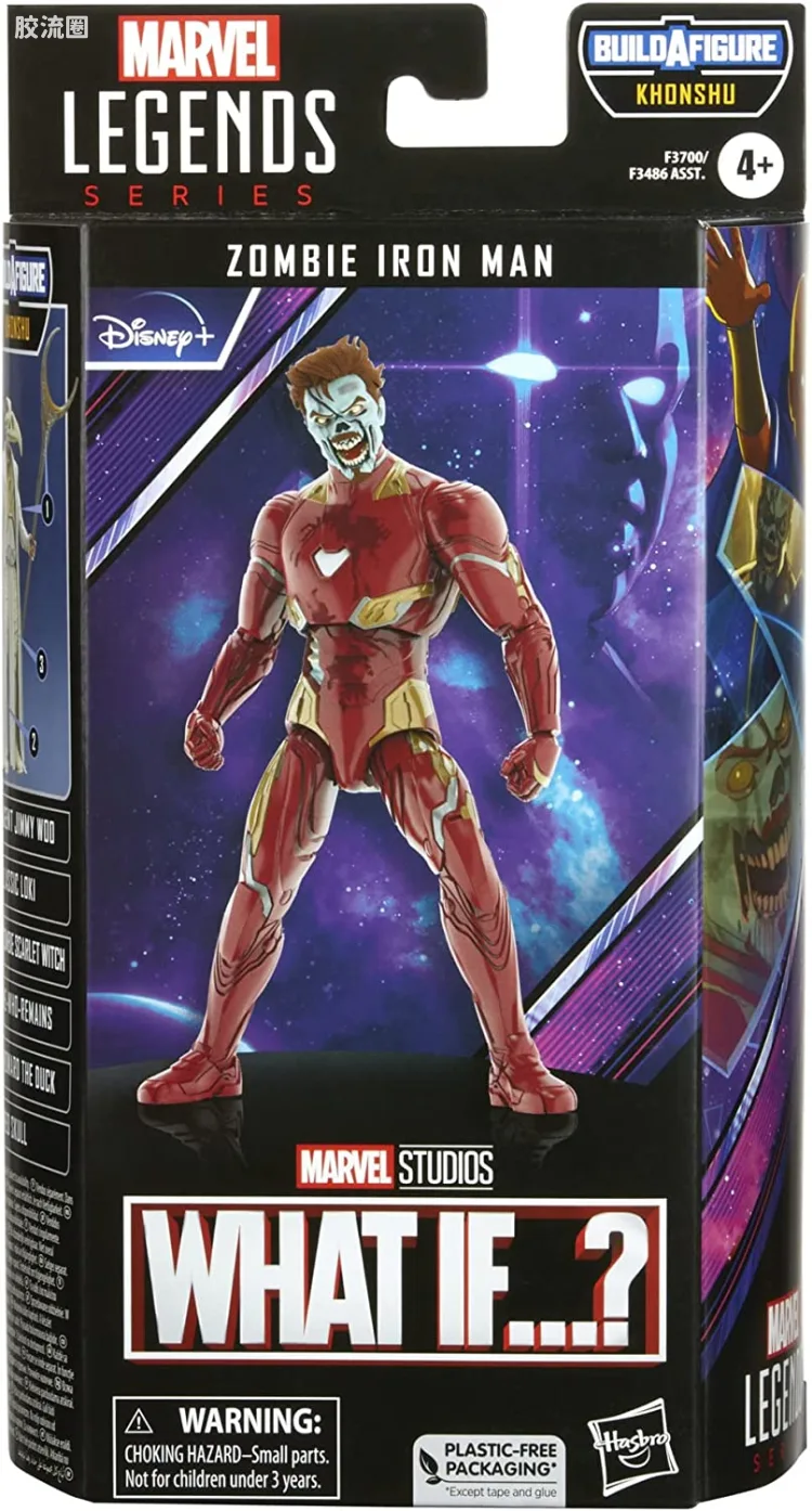 Marvel Legends/漫威传奇 可动人偶系列 美剧 月光骑士 月神孔苏系列 动画 假如.？僵尸钢铁侠