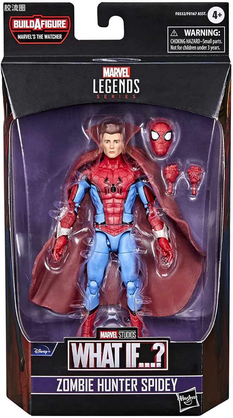 Marvel Legends/漫威传奇 可动人偶系列 动画 假如…？ 观察者系列 动画 假如…？丧尸猎人蜘蛛侠