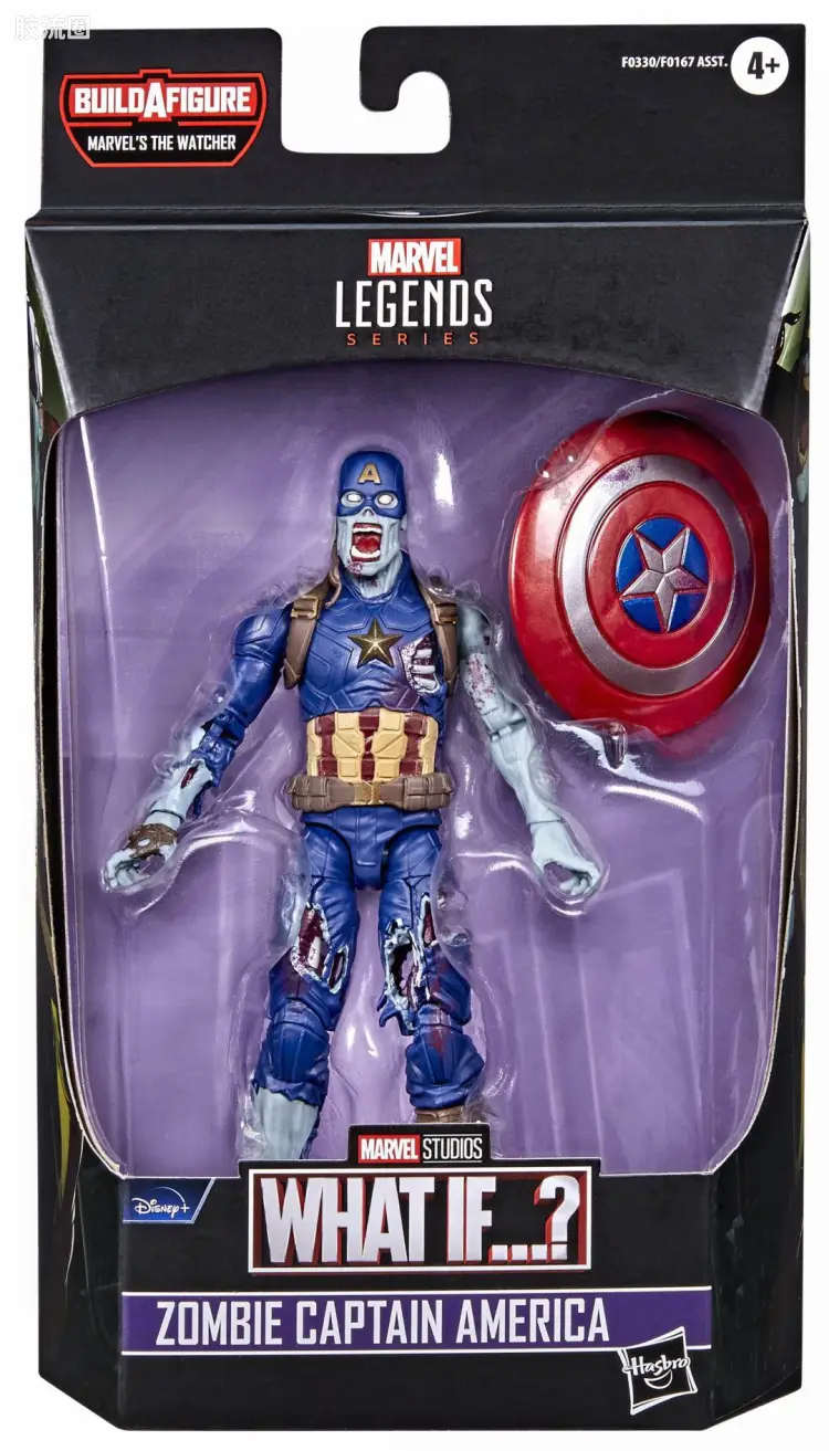 Marvel Legends/漫威传奇 可动人偶系列 动画 假如…？ 观察者系列 动画 假如…？僵尸美国队长