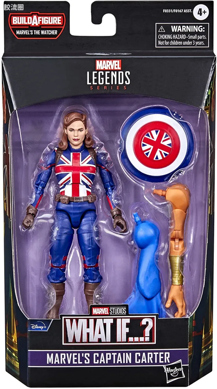 Marvel Legends/漫威传奇 可动人偶系列 动画 假如…？ 观察者系列 动画 假如…？卡特队长