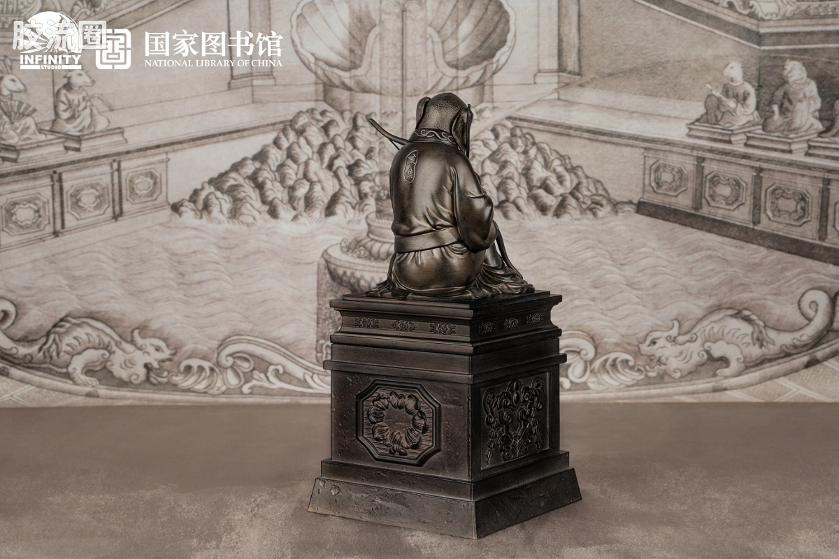 开天工作室 日系手办&雕像系列 十二生肖兽首系列 亥猪 月下古铜 - 图片