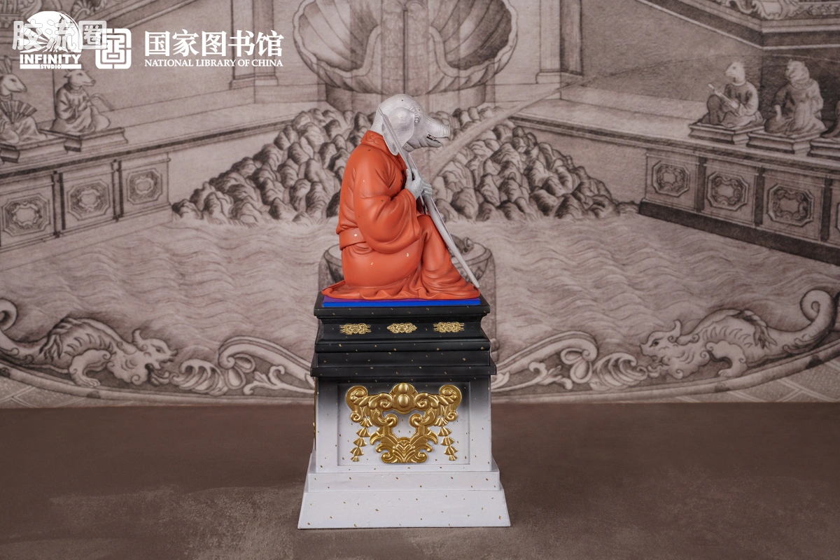 开天工作室 日系手办&雕像系列 十二生肖兽首系列 亥猪 点星三彩 - 图片