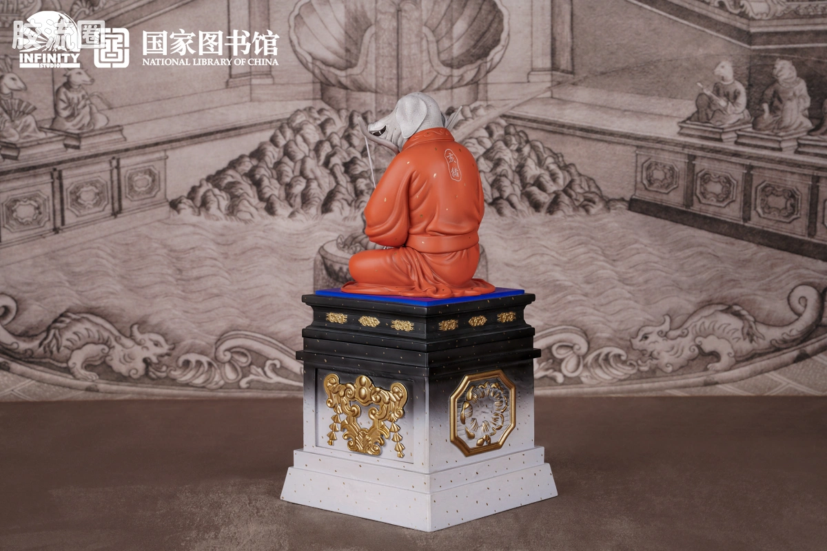 开天工作室 日系手办&雕像系列 十二生肖兽首系列 亥猪 点星三彩 - 图片