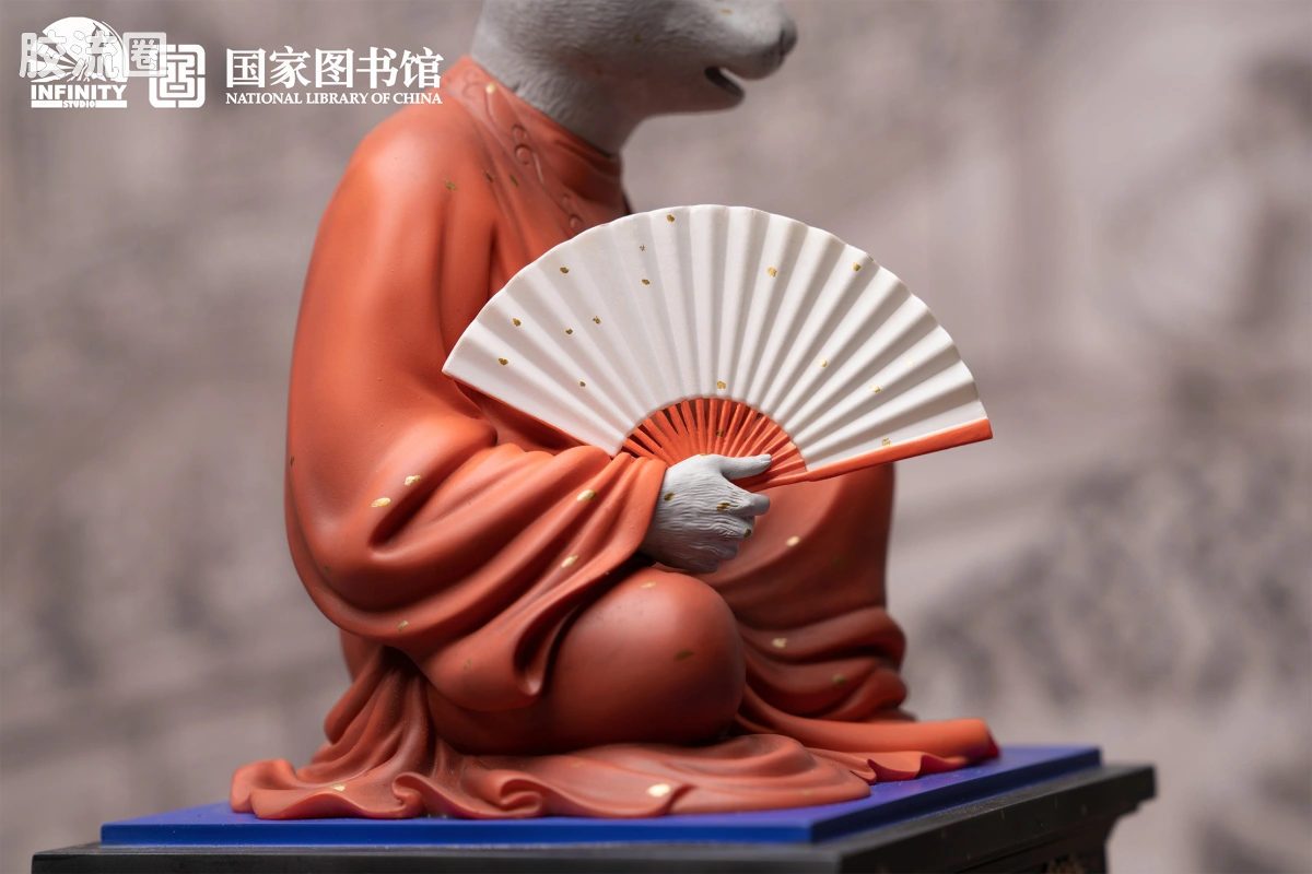 开天工作室 日系手办&雕像系列 十二生肖兽首系列 卯兔 点星三彩 - 图片