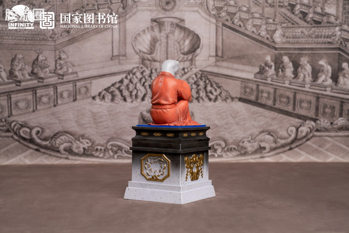 开天工作室 日系手办&雕像系列 十二生肖兽首系列 巳蛇 点星三彩 - 图片