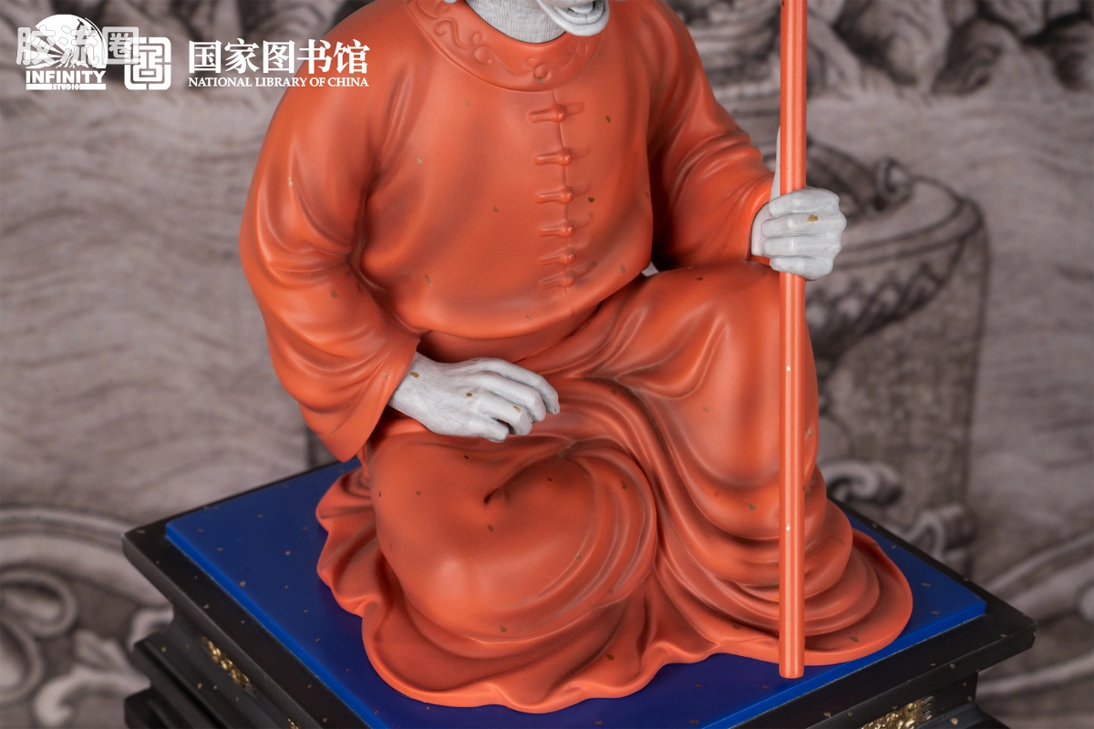 开天工作室 日系手办&雕像系列 十二生肖兽首系列 戌狗 点星三彩 - 图片