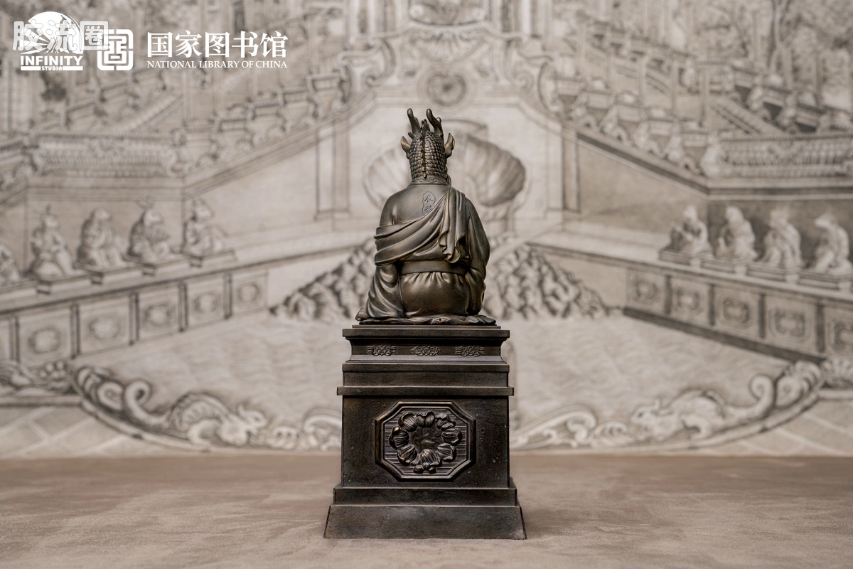 开天工作室 日系手办&雕像系列 十二生肖兽首系列 辰龙 月下古铜 - 图片