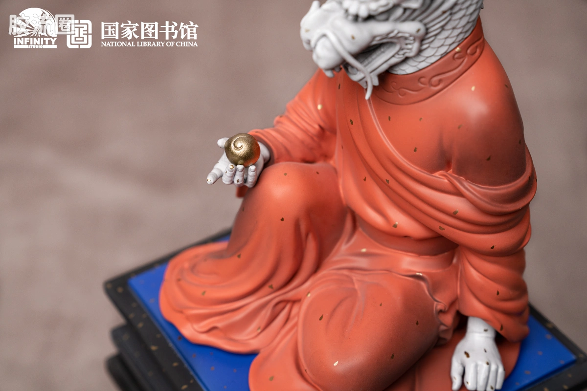 开天工作室 日系手办&雕像系列 十二生肖兽首系列 辰龙 点星三彩 - 图片