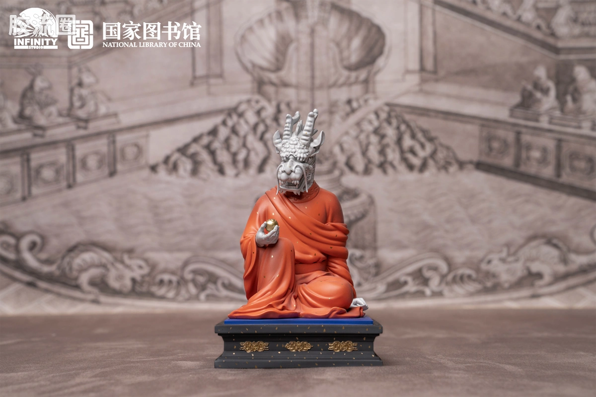 开天工作室 日系手办&雕像系列 十二生肖兽首系列 辰龙 点星三彩 - 图片