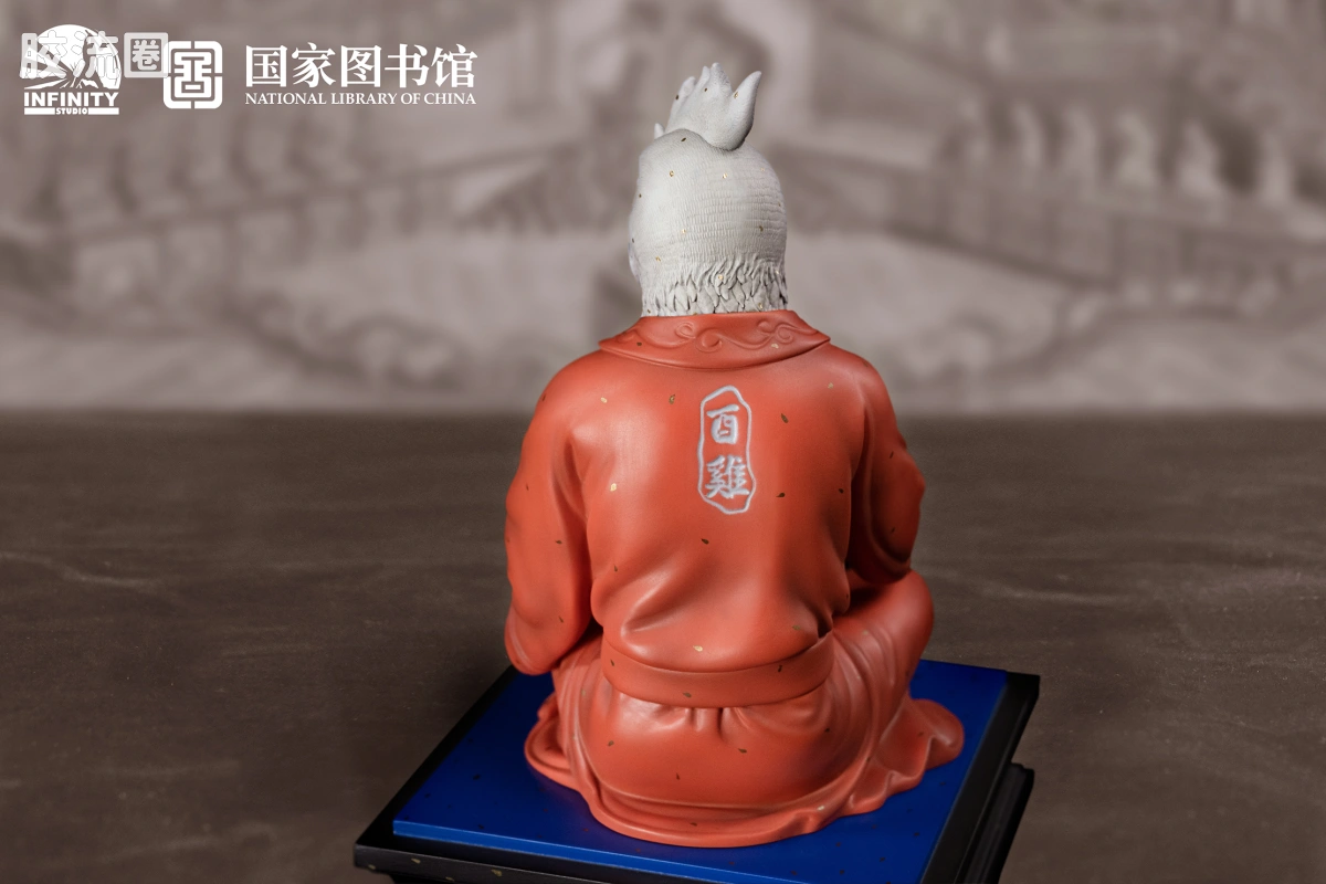 开天工作室 日系手办&雕像系列 十二生肖兽首系列 酉鸡 点星三彩 - 图片