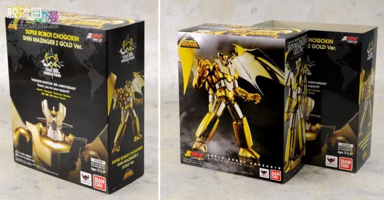 super robot 超合金系列 限定版 十周年会场限定 真魔神Z GOLD Ver.