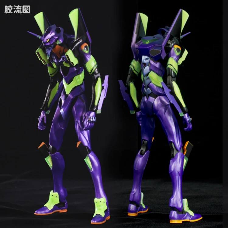 千值练手办综合系列 制作协力 RIOBOT CREATION 新世纪福音战士初号机特别金属涂装版 - 图片
