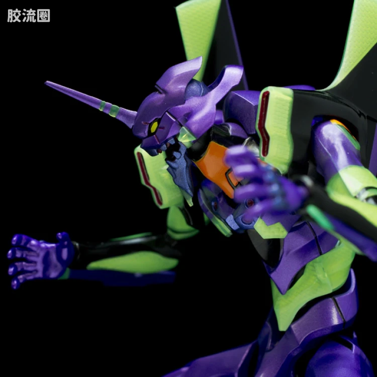 千值练手办综合系列 制作协力 RIOBOT CREATION 新世纪福音战士初号机特别金属涂装版 - 图片