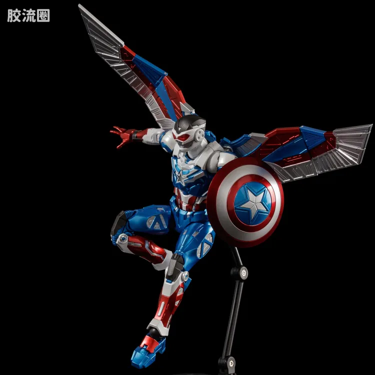 千值练机甲综合系列 FIGHTING ARMOR 美国队长(山姆·威尔逊ver.) - 图片