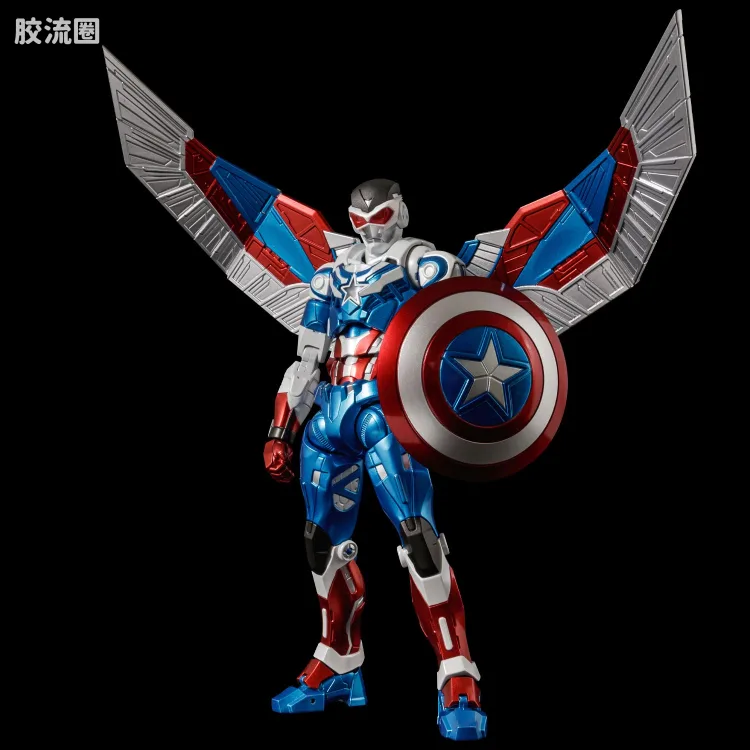 千值练机甲综合系列 FIGHTING ARMOR 美国队长(山姆·威尔逊ver.) - 图片