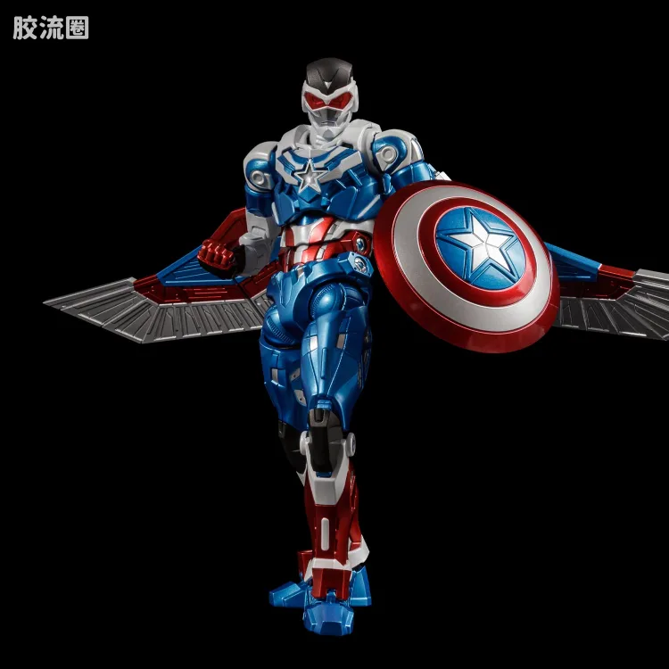 千值练机甲综合系列 FIGHTING ARMOR 美国队长(山姆·威尔逊ver.) - 图片