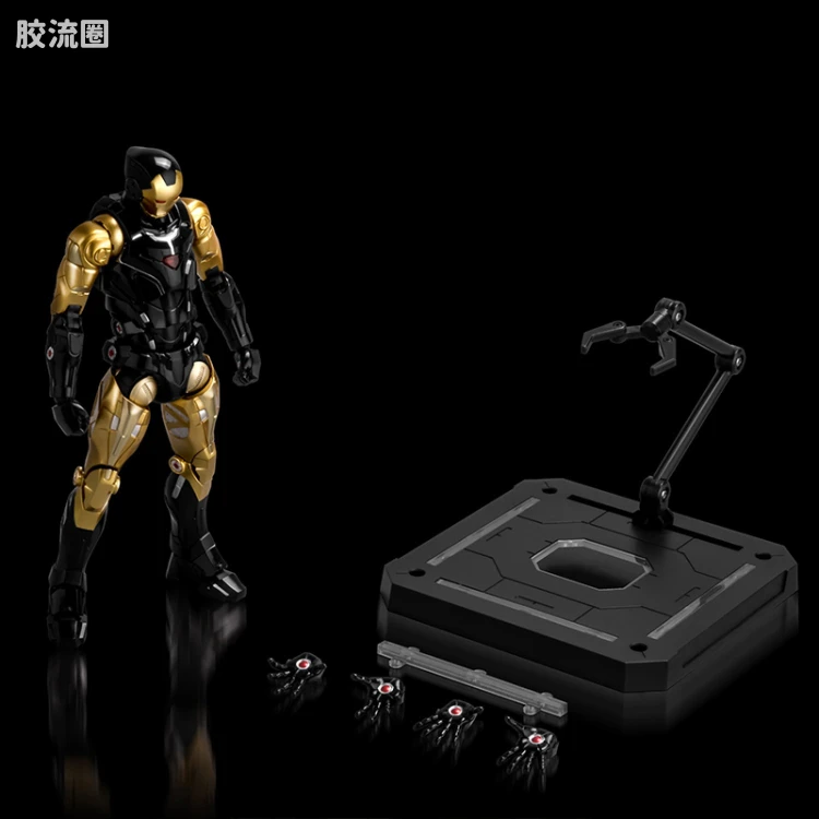 千值练机甲综合系列 FIGHTING ARMOR 钢铁侠（黑色限定版） - 图片