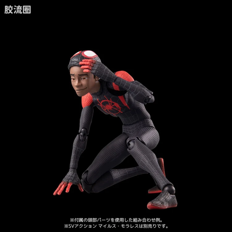千值练机甲综合系列 SV-ACTION 蜘蛛侠（迈尔斯·莫拉莱斯） 透明版 - 图片