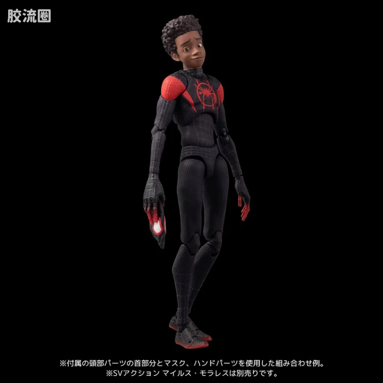 千值练机甲综合系列 SV-ACTION 蜘蛛侠（迈尔斯·莫拉莱斯） 透明版 - 图片