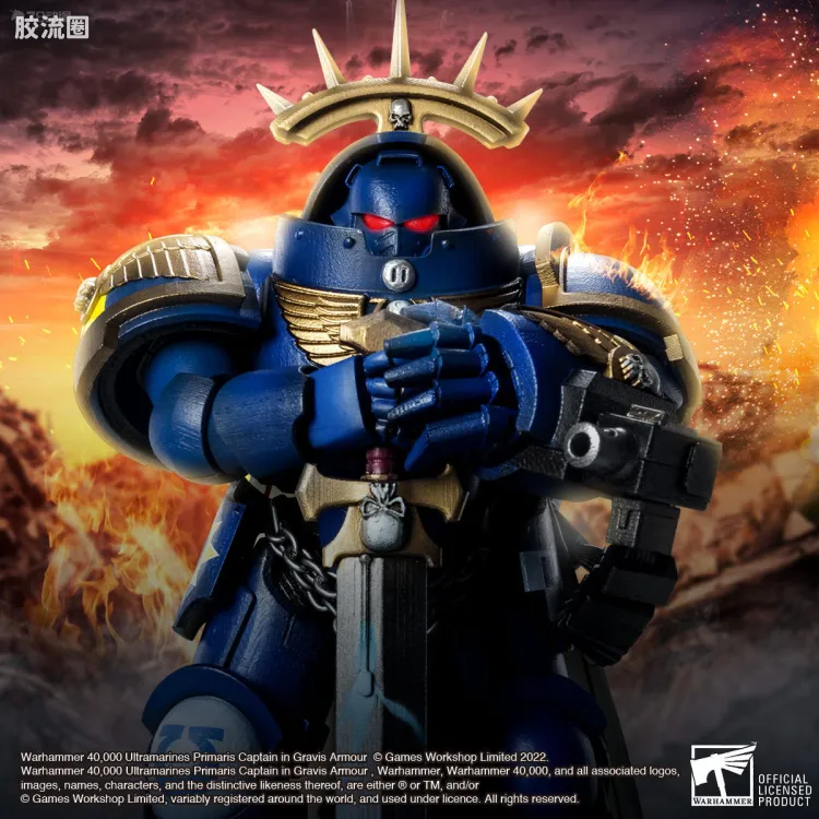 万代战锤40K 综合系列 原铸重甲连长（极限战士）