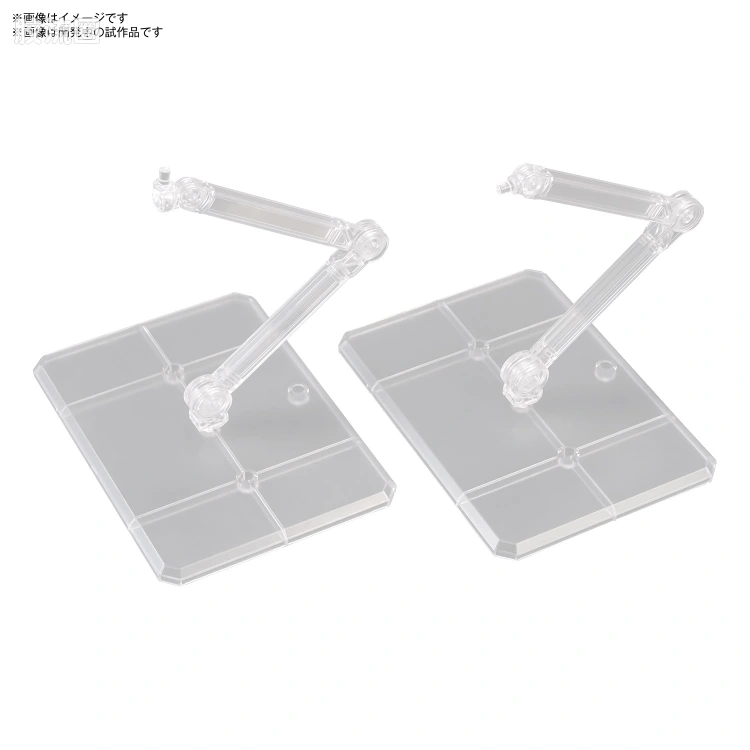 万代模型配件综合 Action Base 7 万用支架 透明色 - 图片