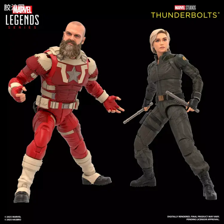 Marvel Legends/漫威传奇 可动人偶系列 雷霆特攻队* 电影系列 叶莲娜·贝洛娃&红色守卫 双人套