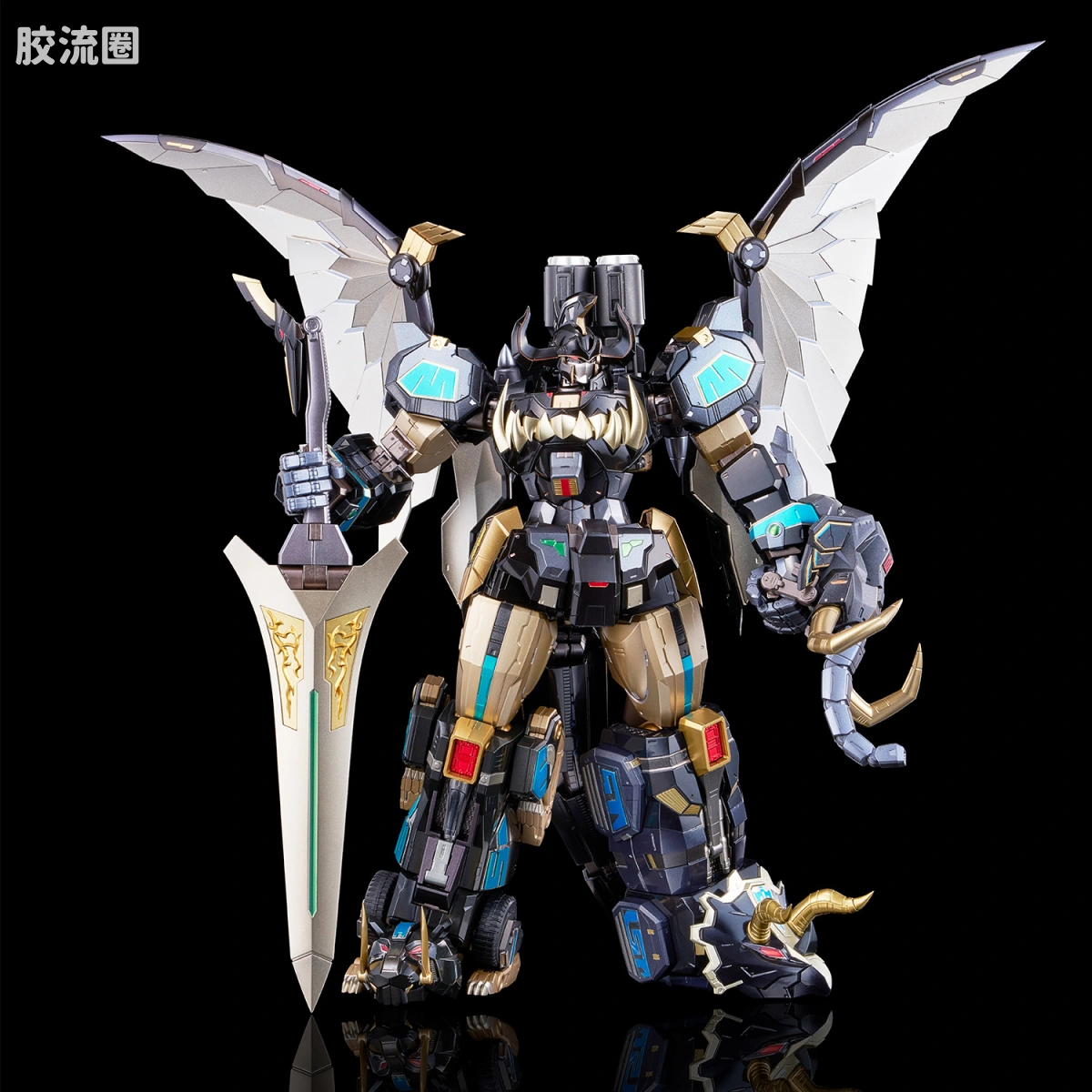 合机巧 特摄系列 <恐龙战队兽连者> 大兽神 (黑色限定版) - 图片