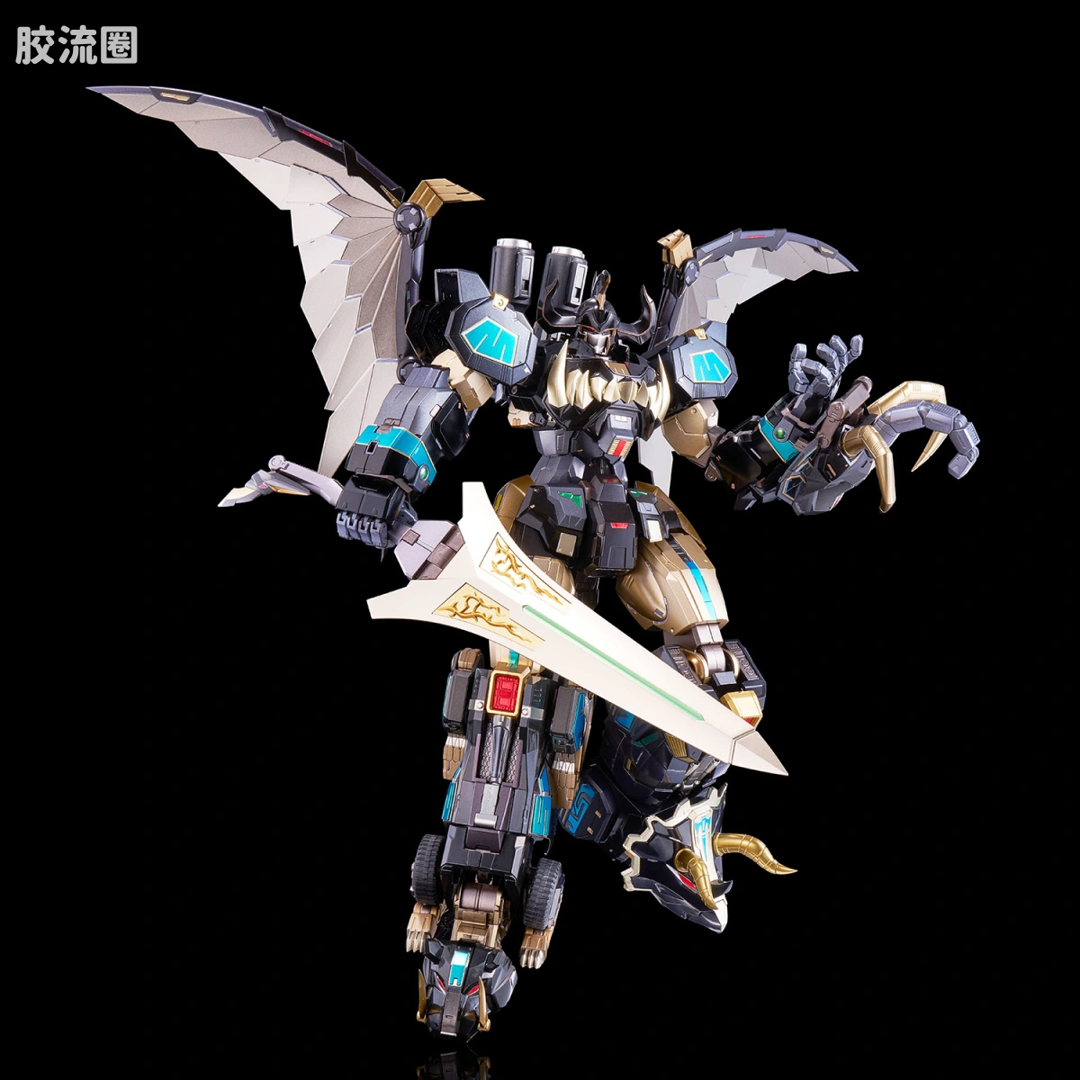 合机巧 特摄系列 <恐龙战队兽连者> 大兽神 (黑色限定版) - 图片