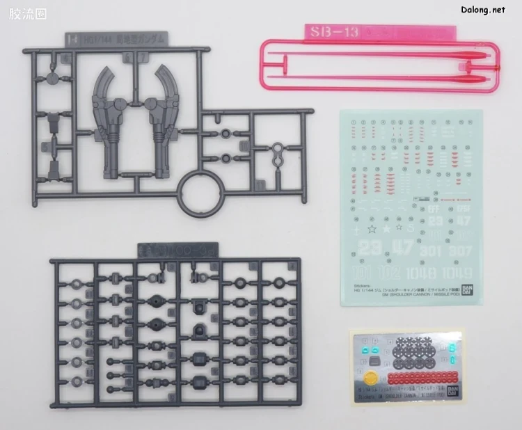 HG 高达The Origin 普通版 RGM-79 吉姆(肩部加农炮/导弹舱装备) - 图片