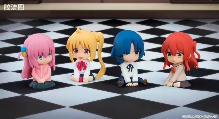 Nendoroid(粘土人) 粘土人plus 后藤独/伊地知虹夏/山田凉/喜多郁代 橡胶玩偶