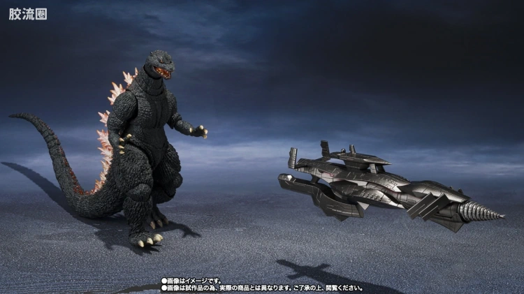 S.H.MonsterArts 限定及特别版 哥斯拉(2004)放射热线Ver. VS 新·轰天号 - 图片