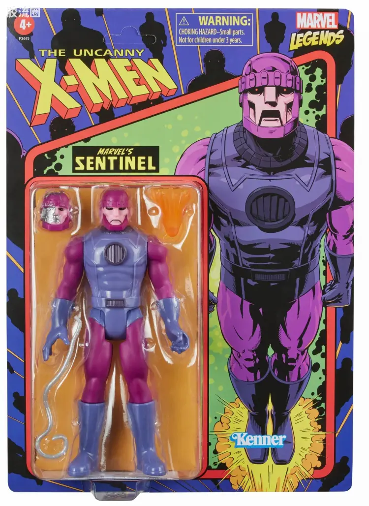 Marvel Legends/漫威传奇 可动人偶系列 3.75寸 Kenner复古挂卡系列 哨兵机器人