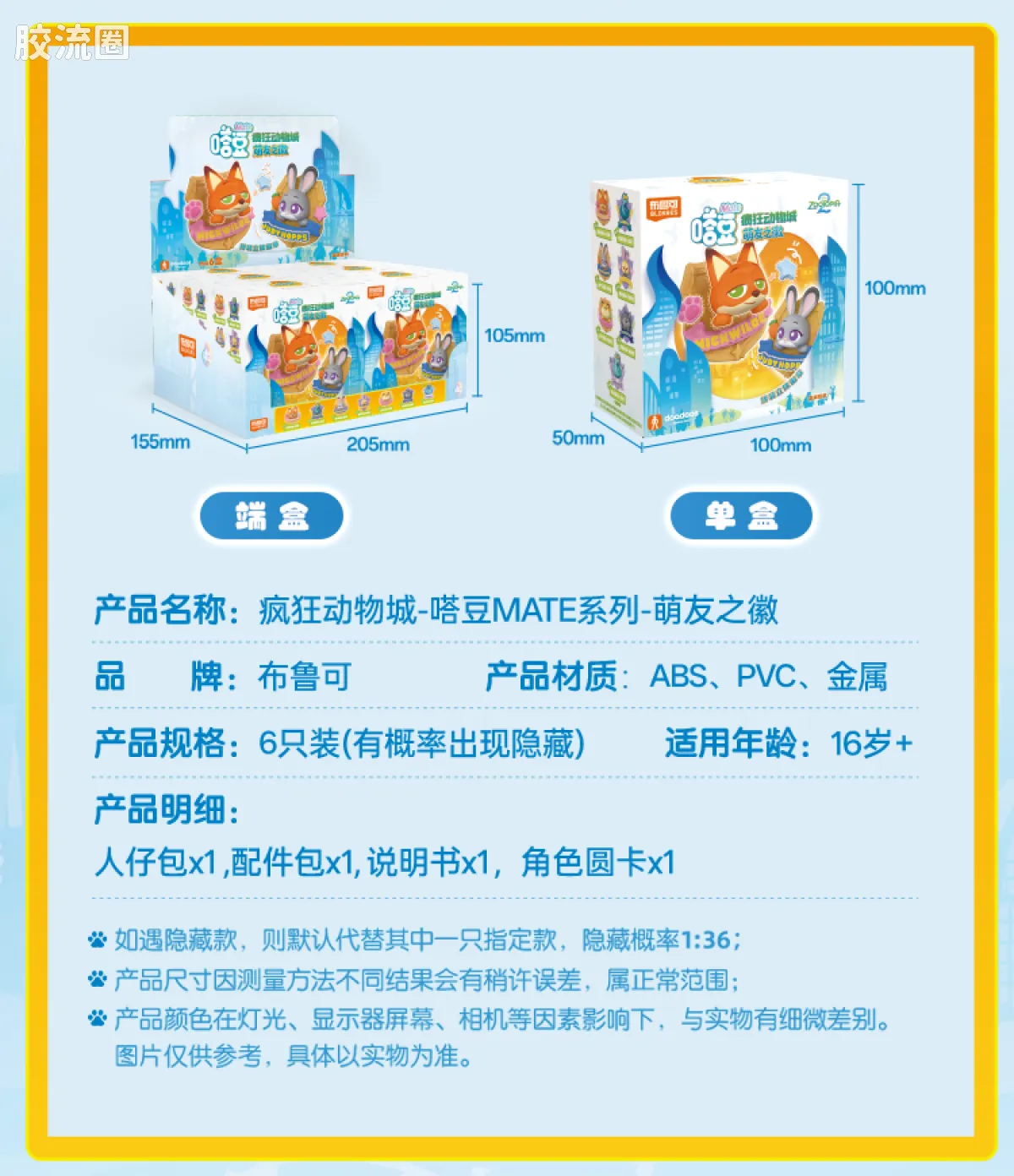 疯狂动物城 端盒 嗒豆Art系列-棉花糖奇遇 - 图片