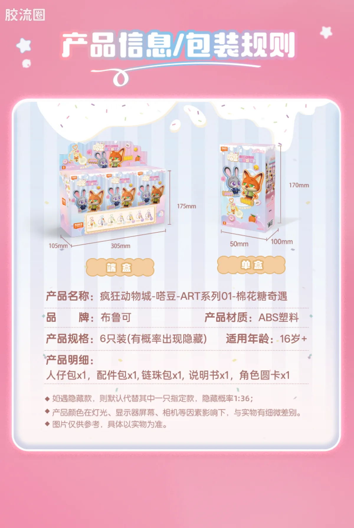 疯狂动物城 端盒 嗒豆Mate系列-萌友之徽 - 图片