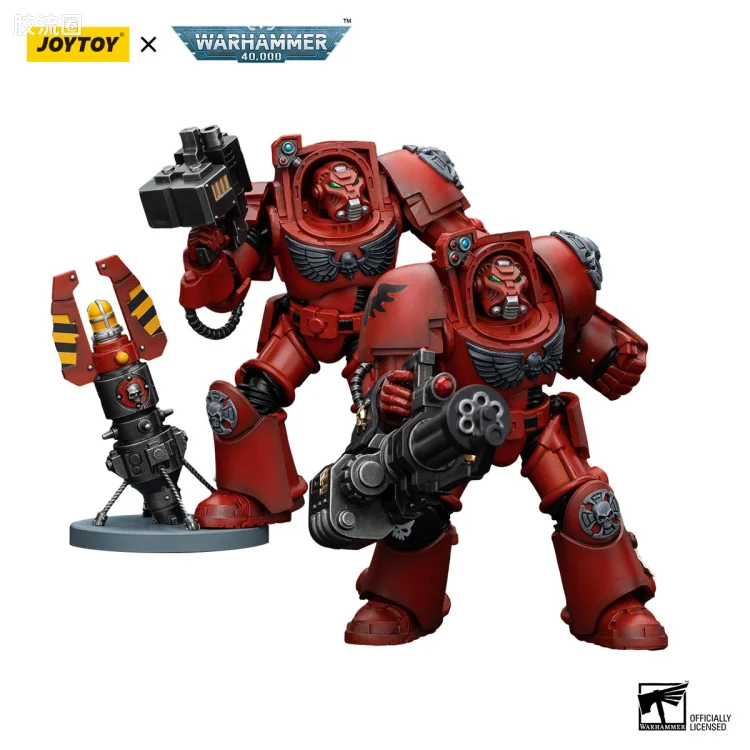 JOYTOY x 战锤40K 圣血天使 圣血天使 终结者军团(重涂)
