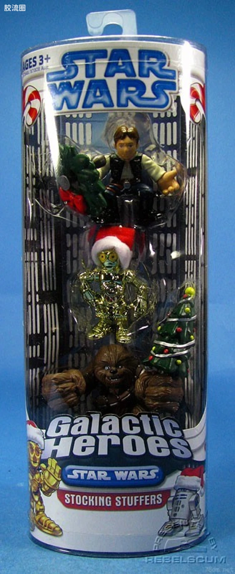 星球大战 Galactic Heroes 圣诞版套装系列 圣诞版Set III: Han Solo | Chewbacca | C-3PO Set 