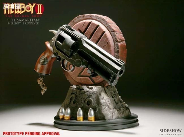 sideshow 道具复制品系列 Prop Replica 地狱男爵2左轮手枪