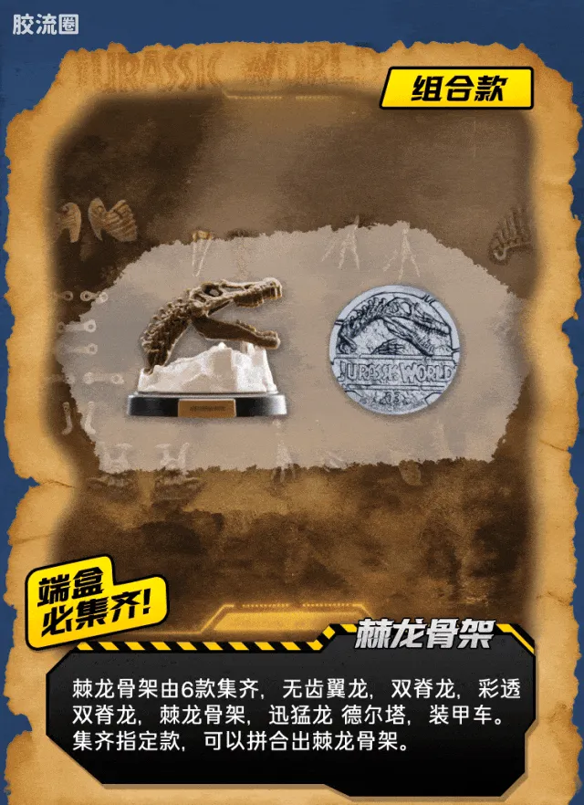 侏罗纪世界 端盒 惊喜版 第3弹 基因实验室 - 图片