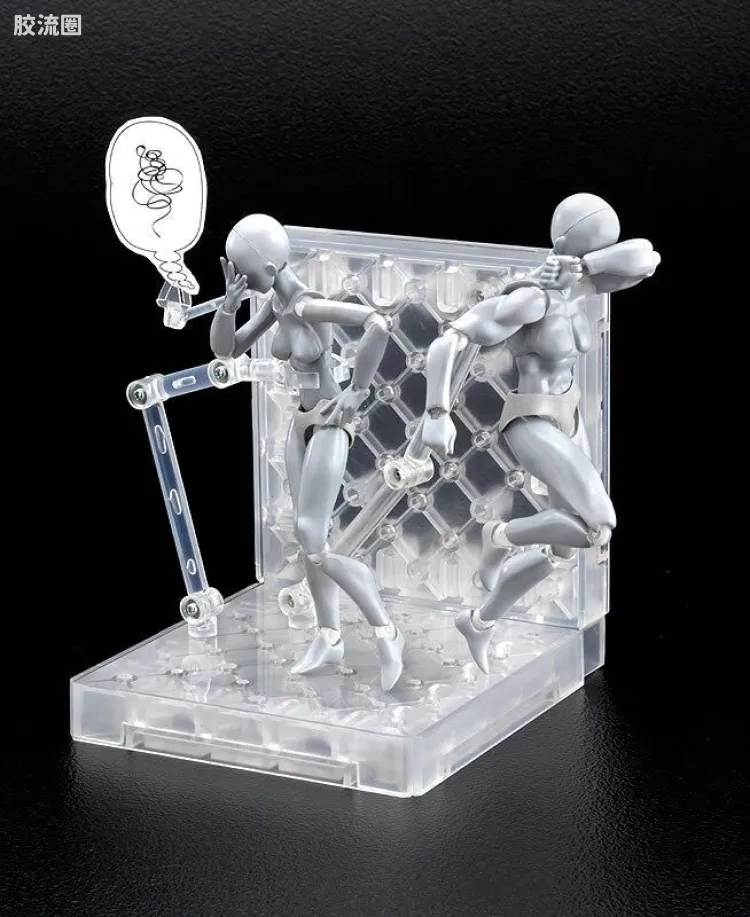 figma可动手办 di:stage 基础套装 透明Ver.