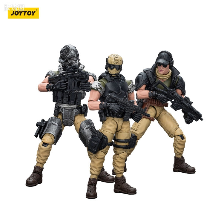 硬核酷玩 兵人 基纳雇佣兵小队