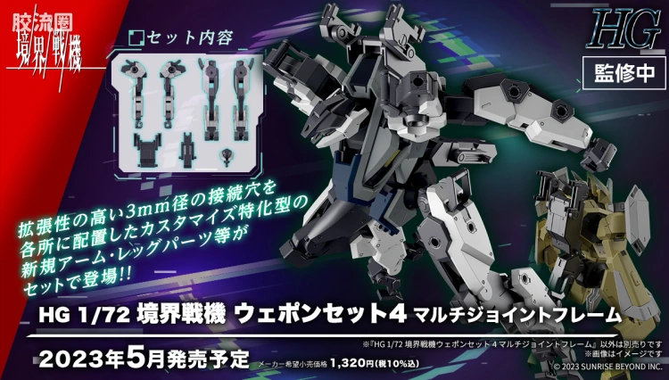 万代综合拼装模型系列 HG 境界战机 境界战机武器包4