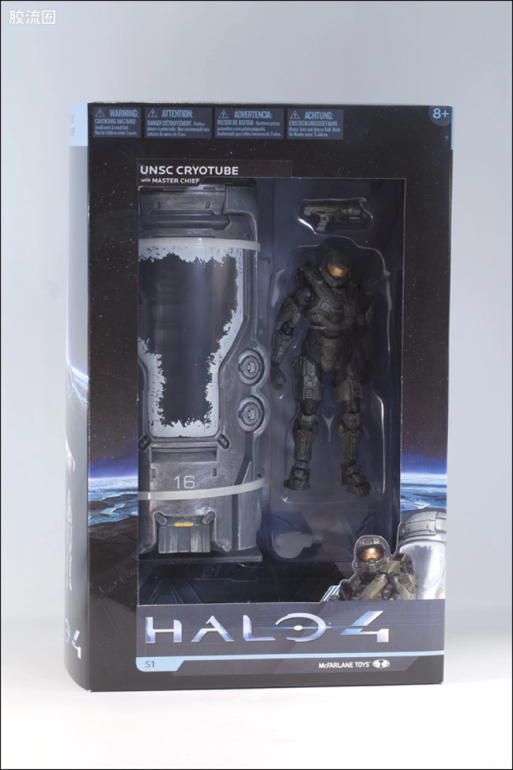 麦克法兰游戏与动画系列 HALO 4 SERIES 1 – DELUXE FIGURES 士官长与冷冻舱套装