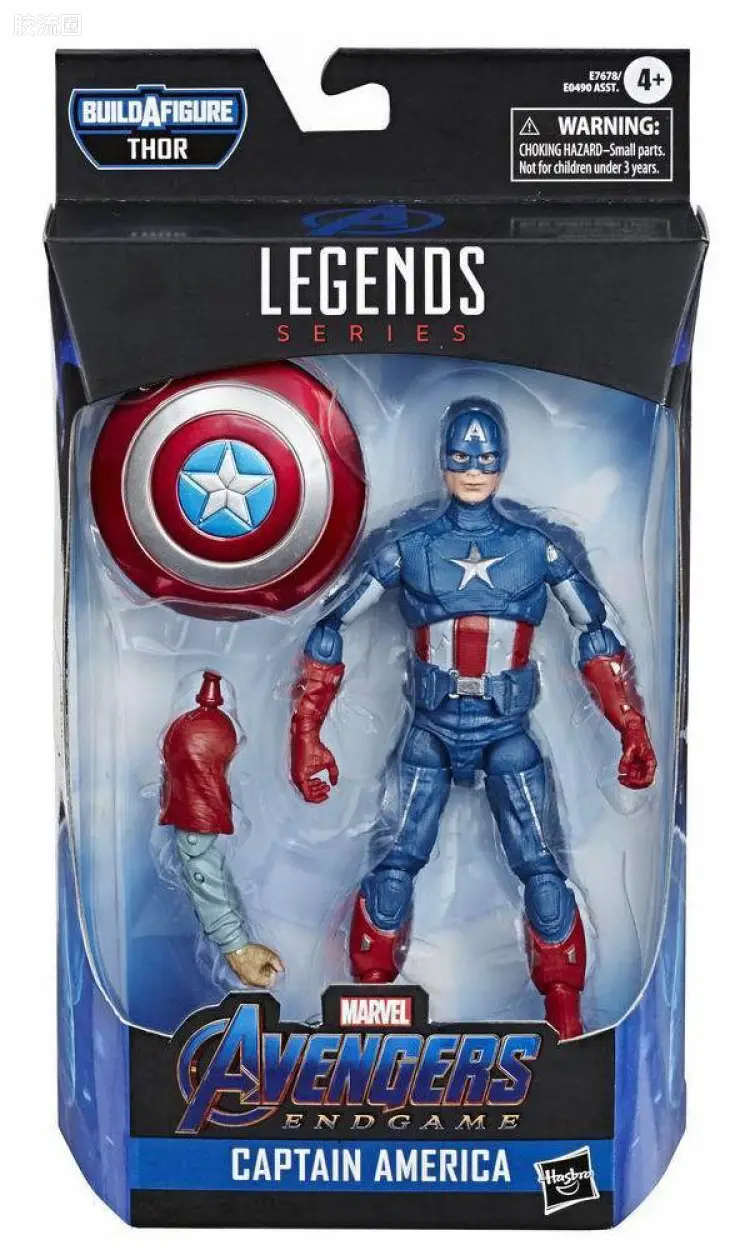 Marvel Legends/漫威传奇 可动人偶系列 复仇者联盟4 雷神托尔系列 复仇者联盟4 美国队长