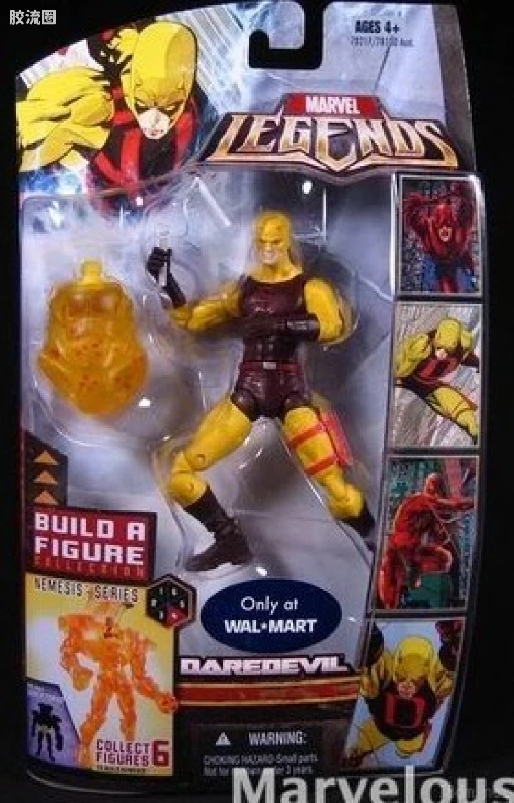 Marvel Legends/漫威传奇 可动人偶系列 Nemesis 沃尔玛限定 夜魔侠 漫画装
