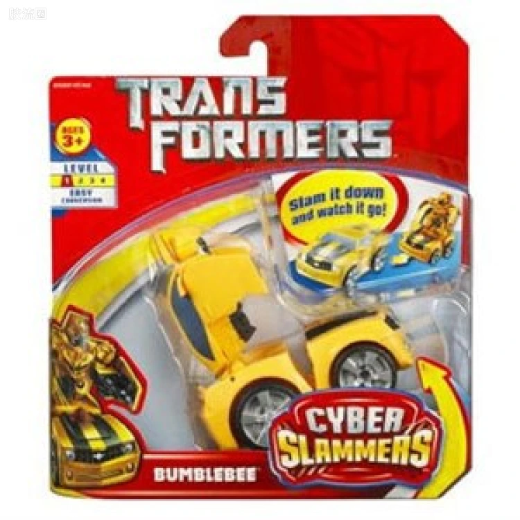 变形金刚电影1 美版 电子腾跃系列(Cyber Slammers) 大黄蜂08版(科迈罗概念)