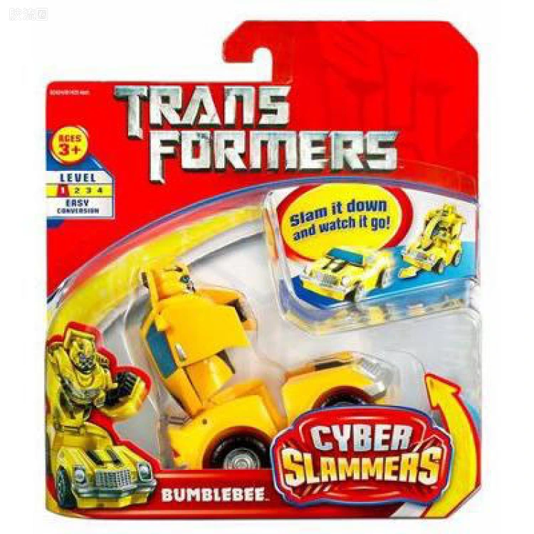 变形金刚电影1 美版 电子腾跃系列(Cyber Slammers) 大黄蜂74版(科迈罗经典)