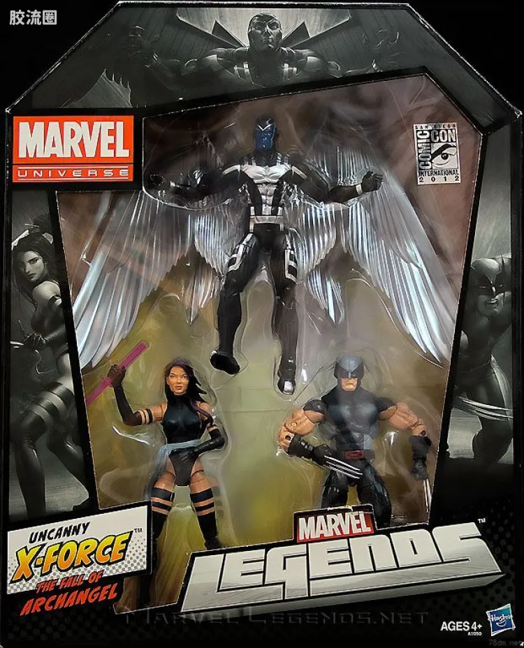 Marvel Legends 礼盒版 2012年圣地亚哥会场限定 非凡X特攻队系列 3人盒装 天使