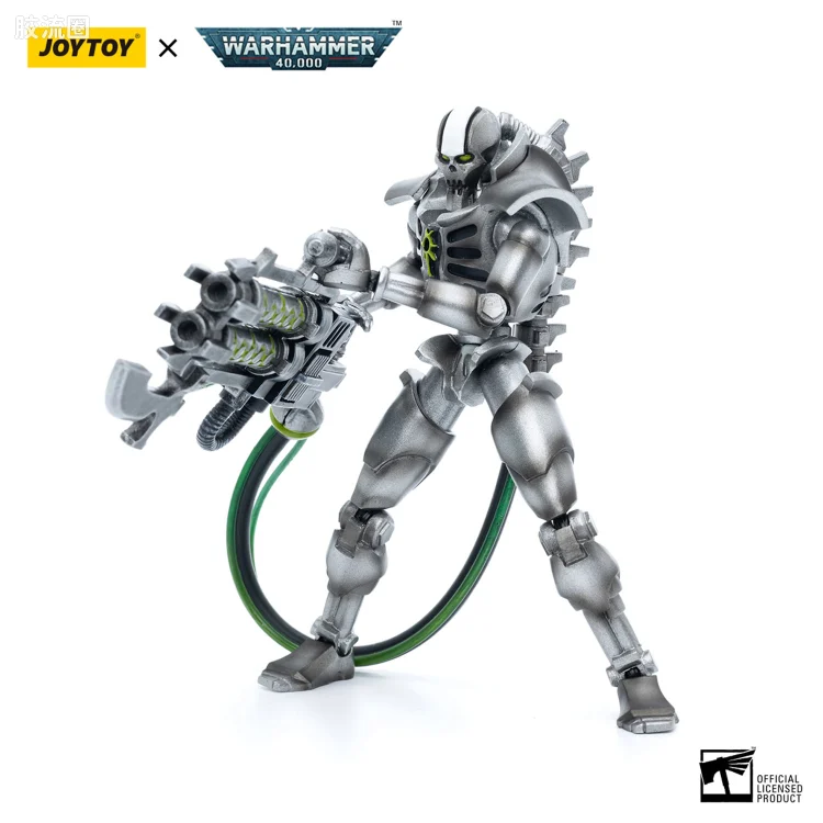 JOYTOY x 战锤40K 异形势力（兽人、钛、泰伦、死灵） 太空死灵 索泰克王朝 高斯爆能枪不朽者