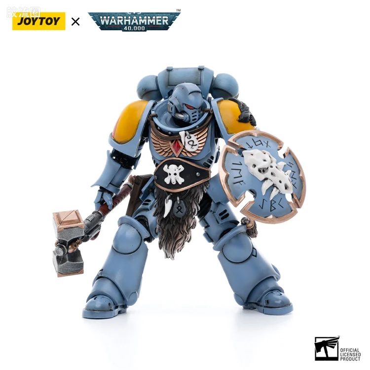 JOYTOY x 战锤40K 太空野狼 太空野狼 利爪小队 西格瑞石盾